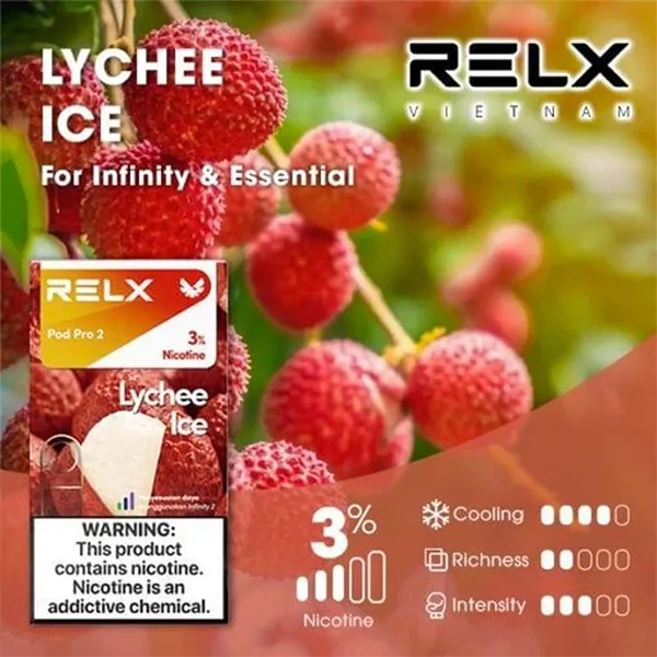 Relx六代煙彈荔枝口味 Relx六代煙彈荔枝口味