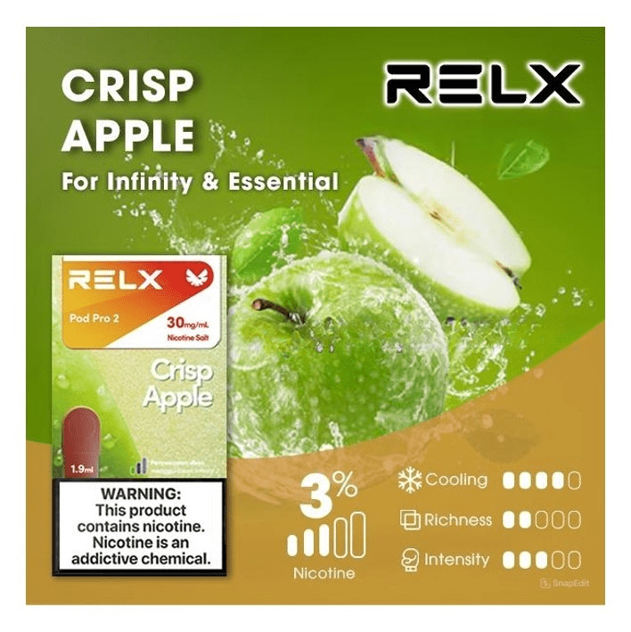 Relx六代煙彈青蘋果口味 Relx六代煙彈青蘋果口味