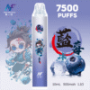 INF無限-7500口-鬼滅款-藍莓冰 INF無限 拋棄式電子煙 7500口 鬼滅限定款 - 極冰藍莓口味主機