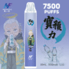 INF無限-7500口-鬼滅款-寶礦力 INF無限 拋棄式電子煙 7500口 鬼滅限定款 -寶礦力口味主機